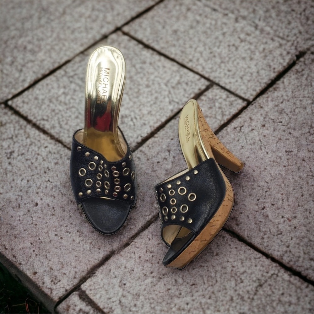 MICHAEL kors grommet heels